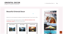 Desktop Screenshot of orientaldecor.info
